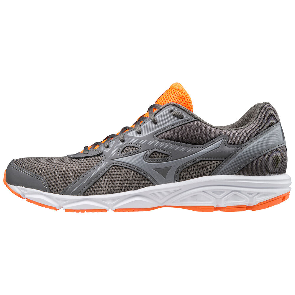 Panske Bezecke Topanky Mizuno Spark 5 Siva/Oranžové Vypredaj NUYA40896